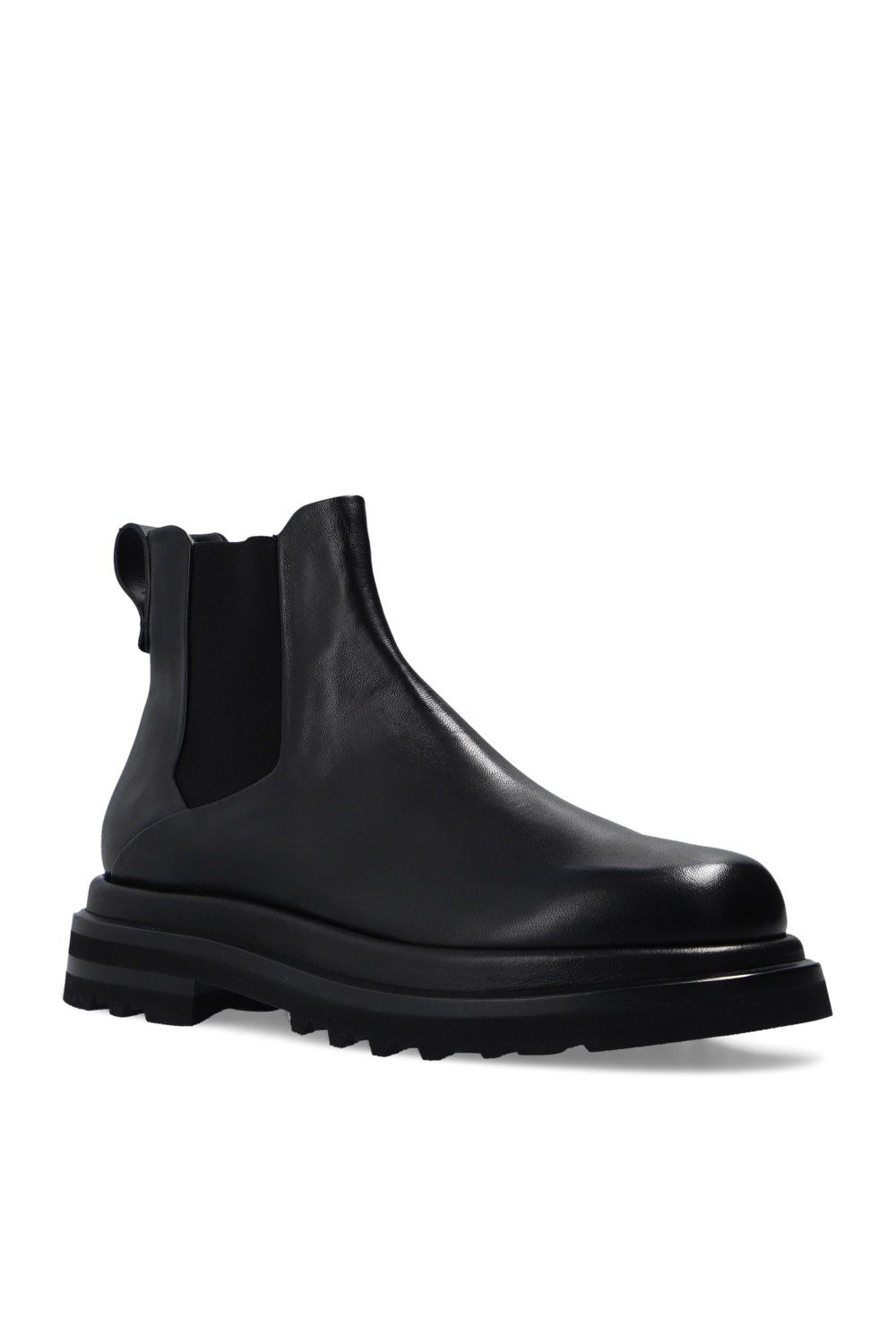 Leather Chelsea boots Giorgio Armani Blk GenesinlifeShops